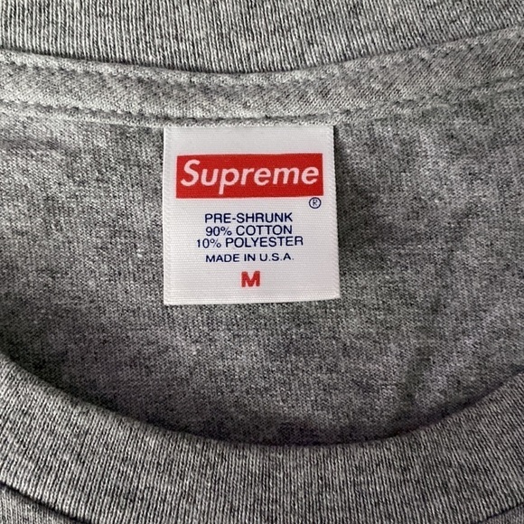Supreme gray mean tee - Picture 3 of 5